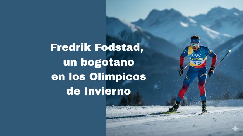 Fredrik Fodstad: El colombiano en los Juegos Olímpicos de Invierno 2026