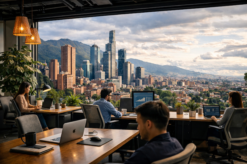 El fin de las oficinas baratas en Bogotá